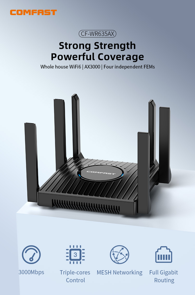 COMFAST AX3000 라우터 WiFi6 2976M - Smart Home Dan 리뷰 및 가격