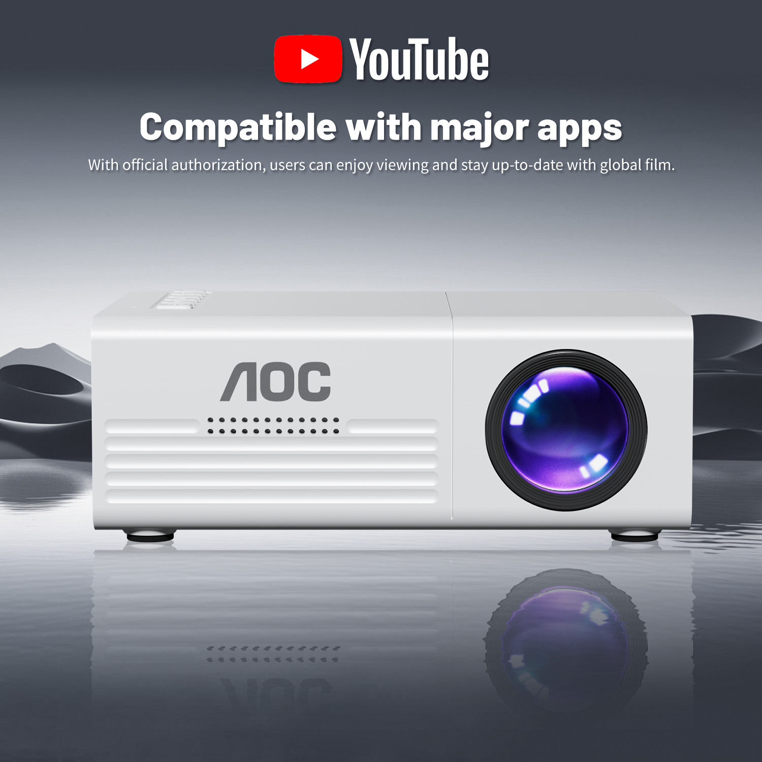 AOC 미니 프로젝터 TFT LCD Wifi 블루투스  - Smart Home X10 리뷰 및 가격