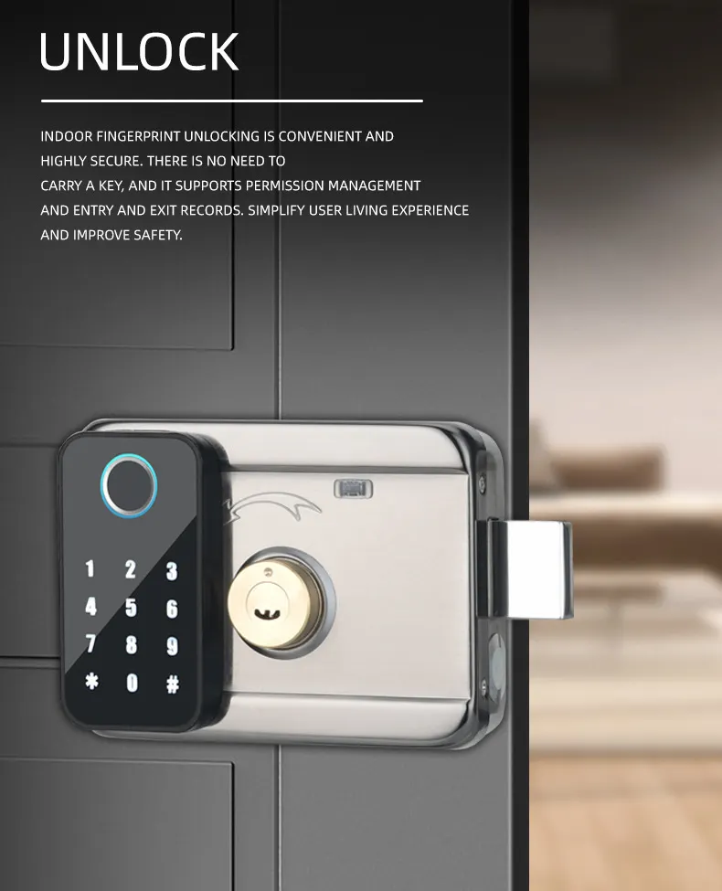 TYSH Tuya 원격 스마트 도어 잠금 Wi-Fi 야 - Smart Home Ezviz 리뷰 및 가격