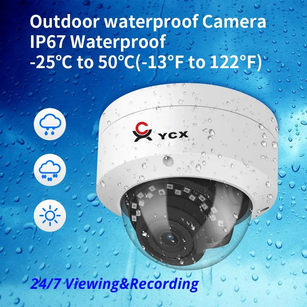 공장 공급 고품질 8MP POE IP 보안 카메라 방탄 - Security Ip Camera 리뷰 및 가격
