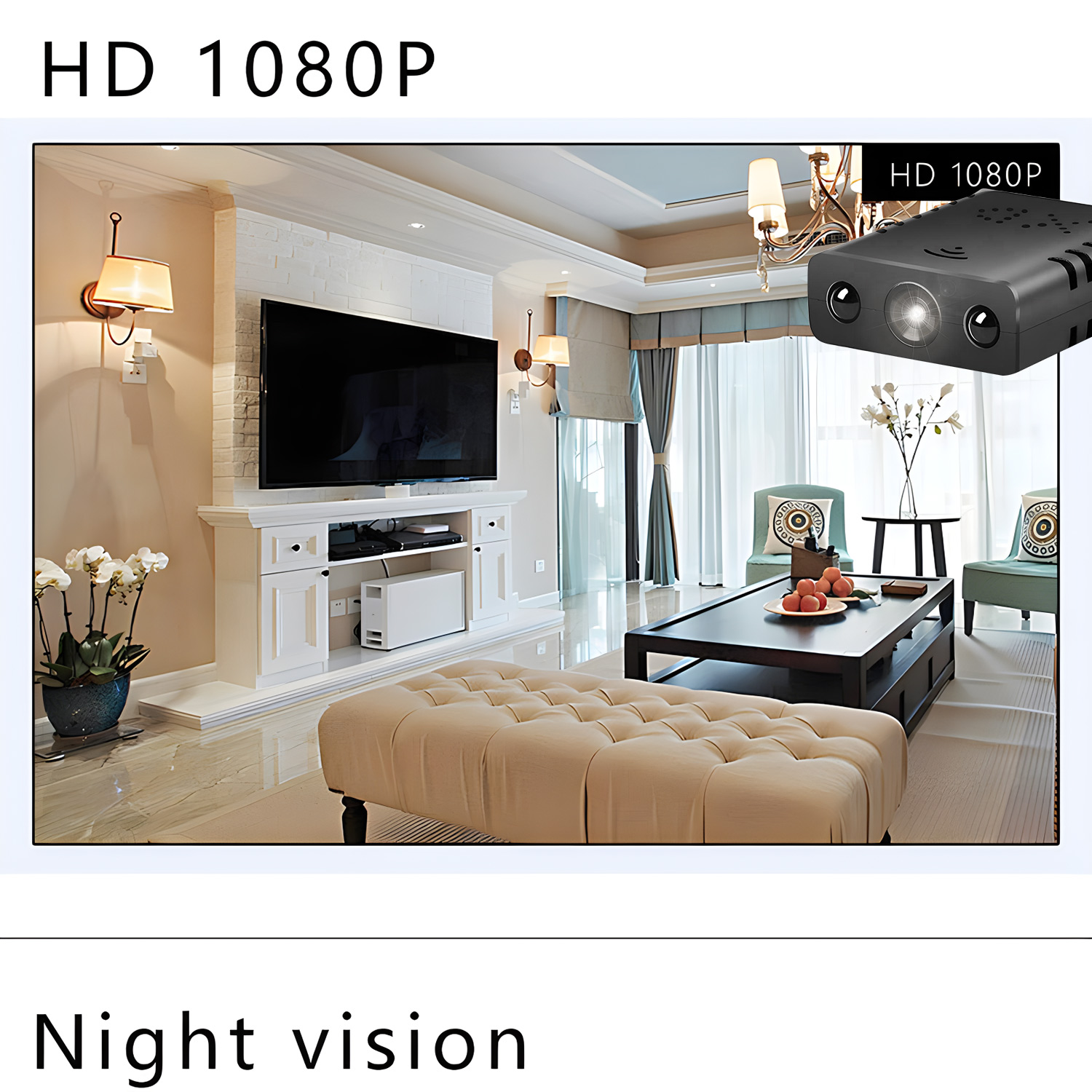 XD 미니 와이파이 카메라 1080P HD 음성 앱 실 - Security Ip Camera 리뷰 및 가격