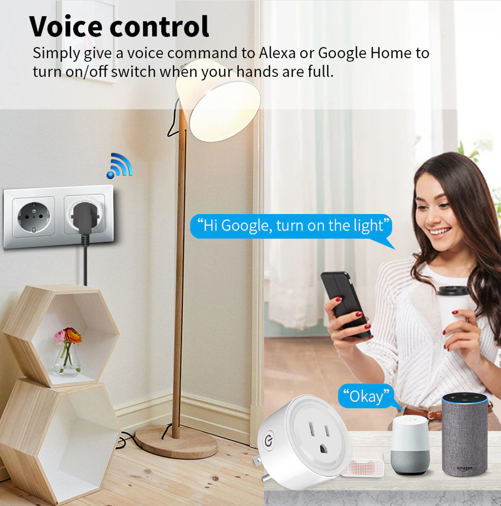 투야 와이파이 또는 지그비 스마트 소켓 미국 플러그 1 - Smart Home Or Smart Home 리뷰 및 가격