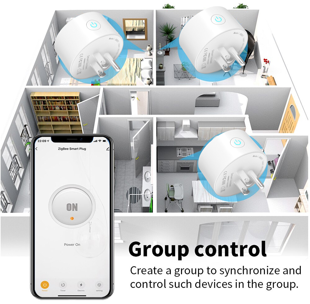 투야 와이파이 또는 지그비 스마트 소켓 미국 플러그 1 - Smart Home Or Smart Home 리뷰 및 가격