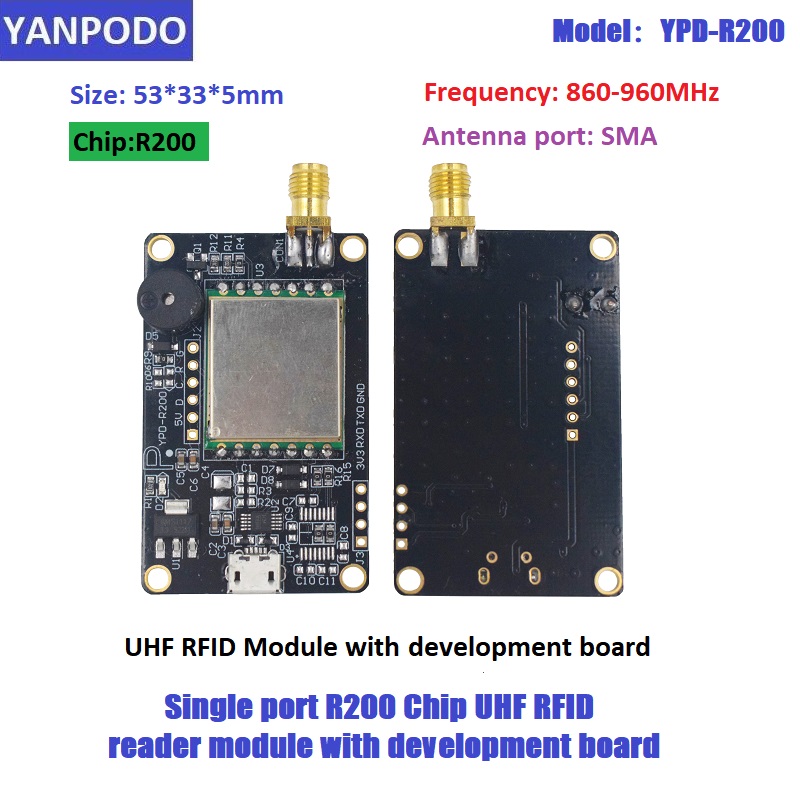 R200 칩 UHF RFID 리더 모듈 보드(안테나 포 - Smart Home Raspberry Pi 리뷰 및 가격