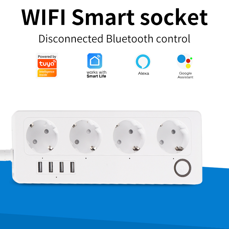 SIXWGH Tuya 스마트 연장 코드 소켓 WiFi  - Smart Home Or Smart Home 리뷰 및 가격
