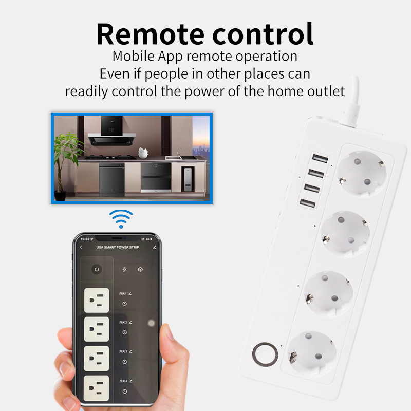 SIXWGH Tuya 스마트 연장 코드 소켓 WiFi  - Smart Home Or Smart Home 리뷰 및 가격