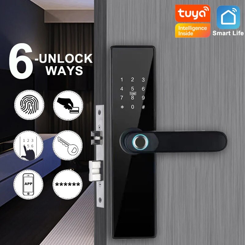 투야 와이파이 스마트 잠금 장치, 지문 디지털 비밀번호 - Smart Home Ezviz 리뷰 및 가격