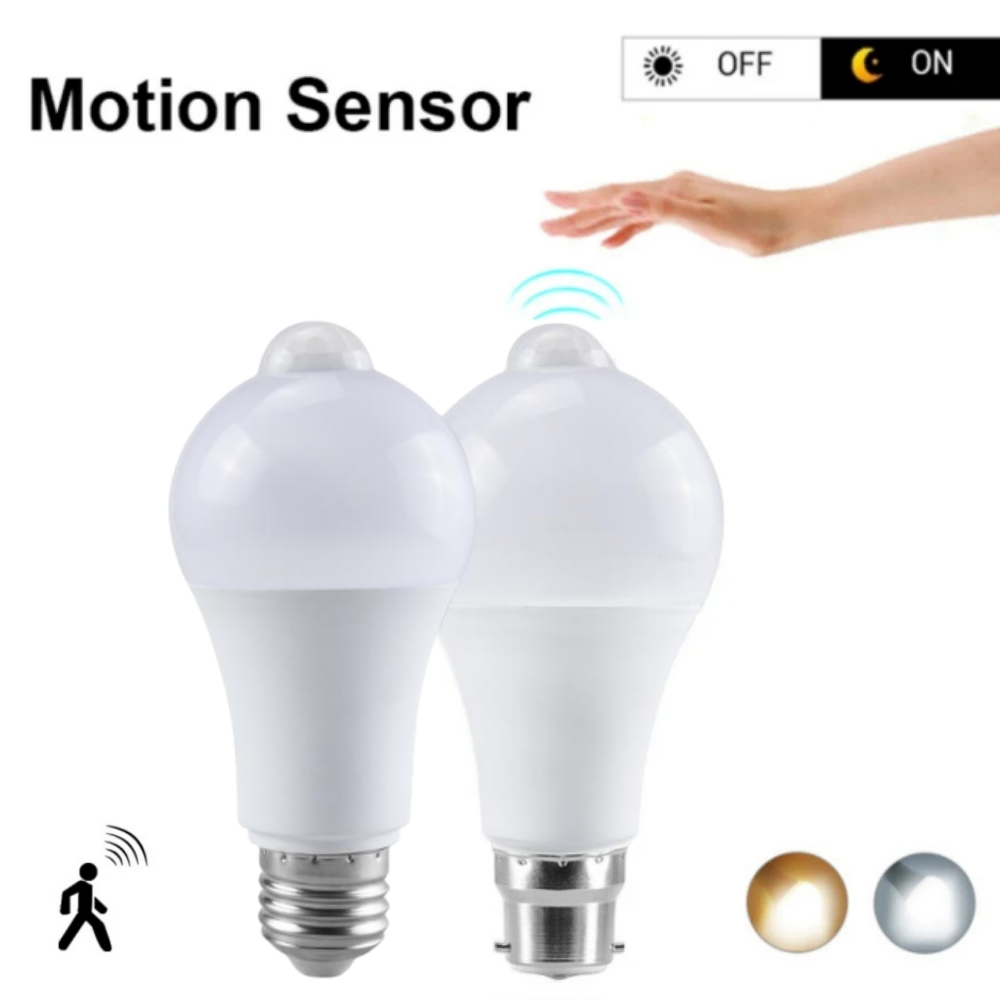 PIR 모션 센서 LED 전구 12W 18W 220V  - Voice Control Light Bulb 리뷰 및 가격