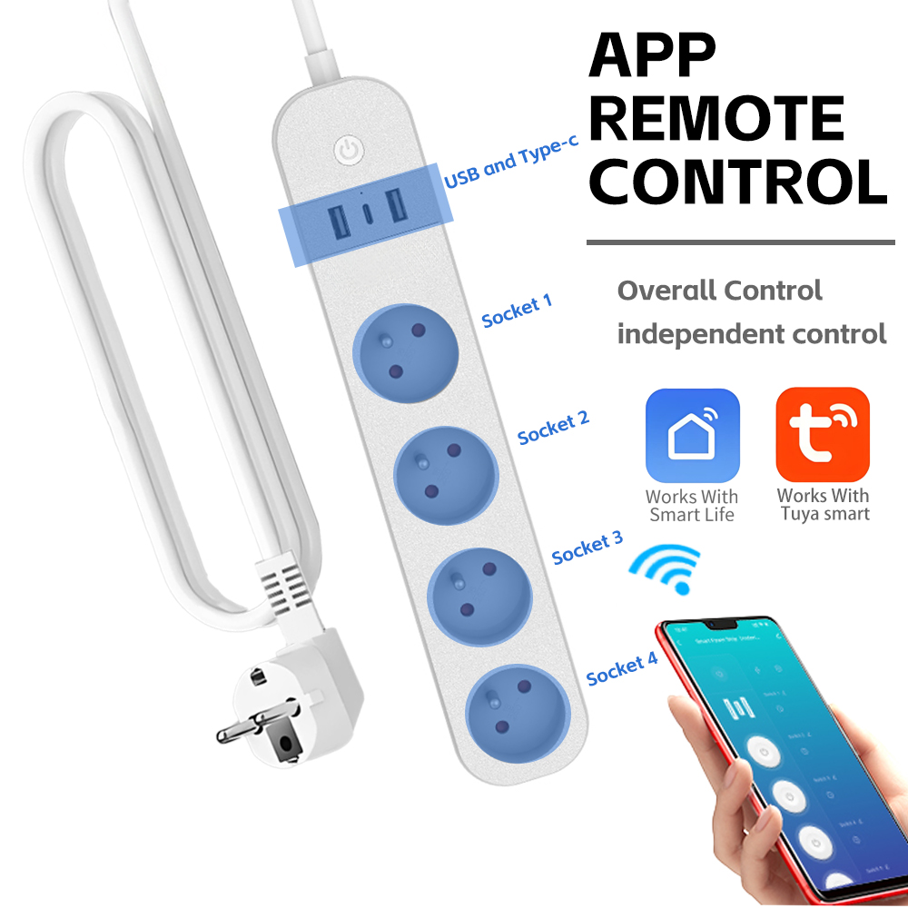 LELLKI FR WiFi 투야 스마트 멀티탭 USB  - Smart Home Or Smart Home 리뷰 및 가격