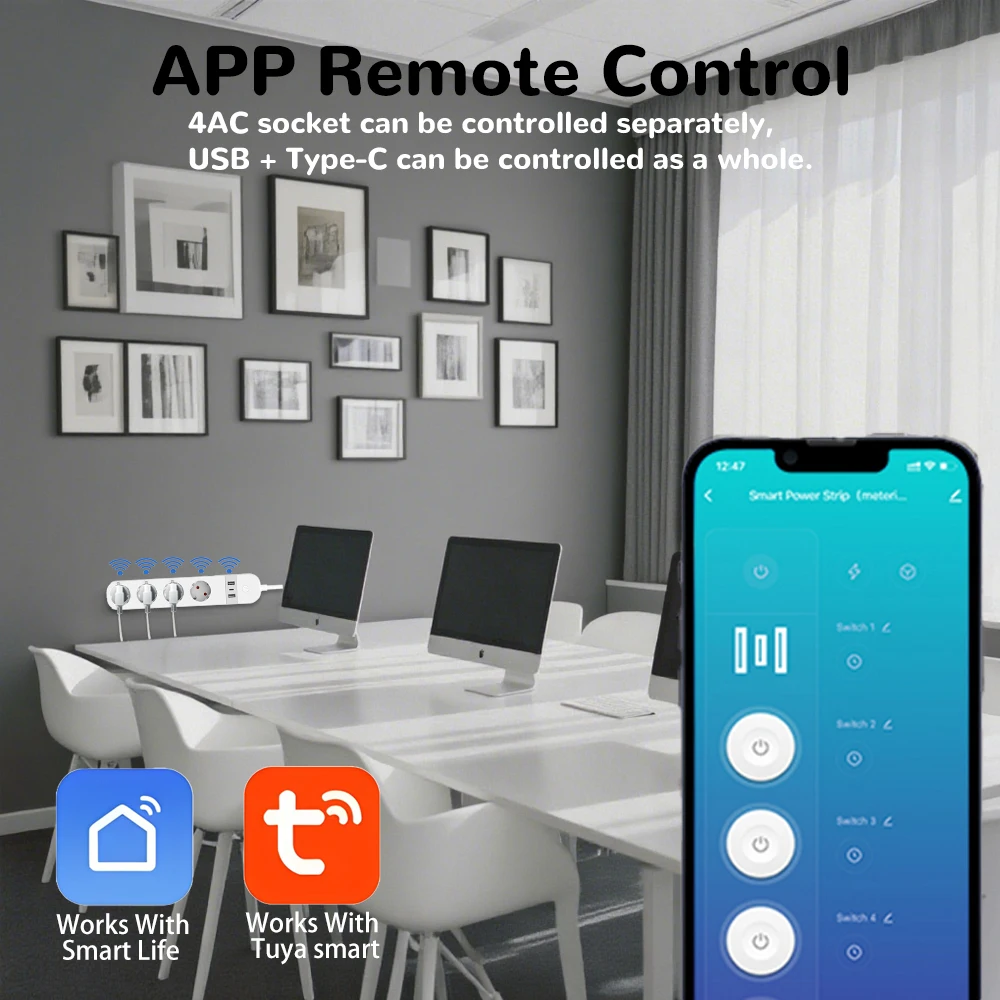 BORUIDAPLS EU 플러그 WiFi 스마트 멀티탭 - Smart Home Or Smart Home 리뷰 및 가격