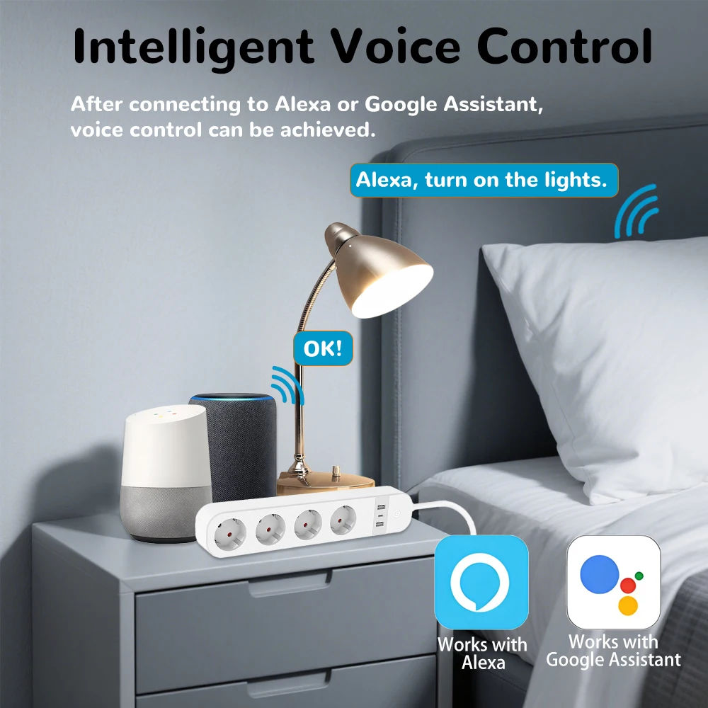 BORUIDAPLS EU 플러그 WiFi 스마트 멀티탭 - Smart Home Or Smart Home 리뷰 및 가격