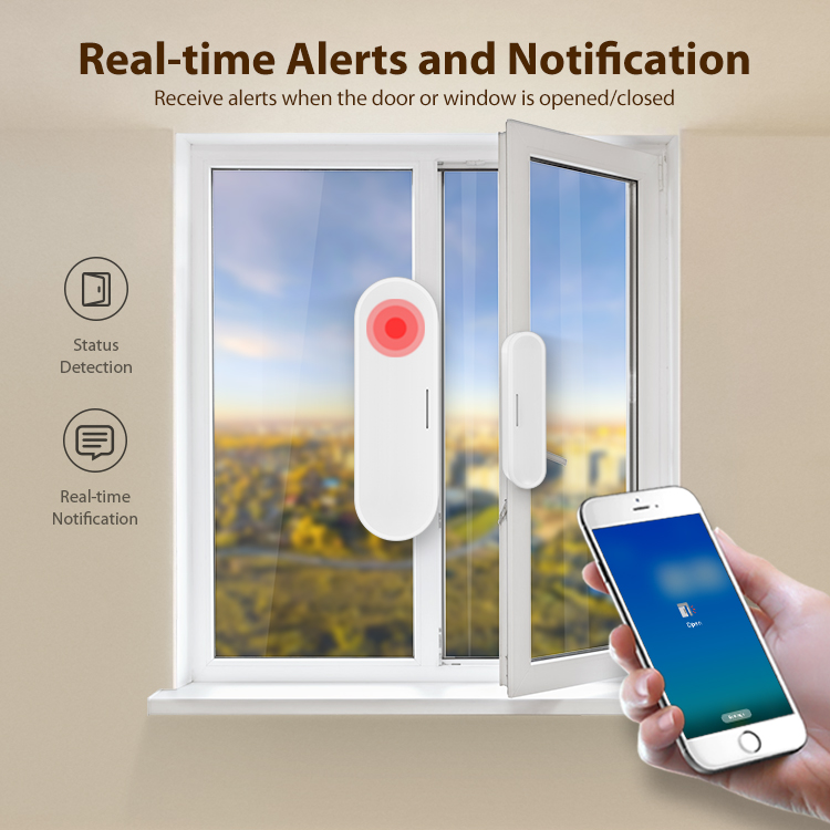 Tuya 스마트 도어 윈도우 센서, 홈 보안 감지기,  - Smart Home Or Smart Home 리뷰 및 가격