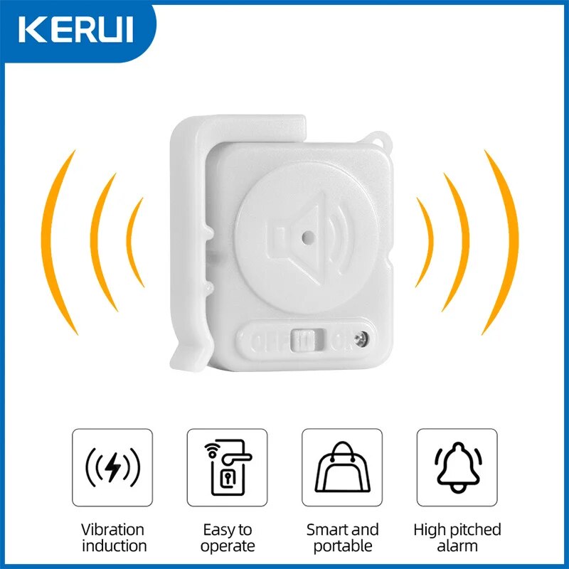 KERUI 무선 진동 경보 센서 120dB 초슬림 감지 - Wireless Door Sensor 리뷰 및 가격