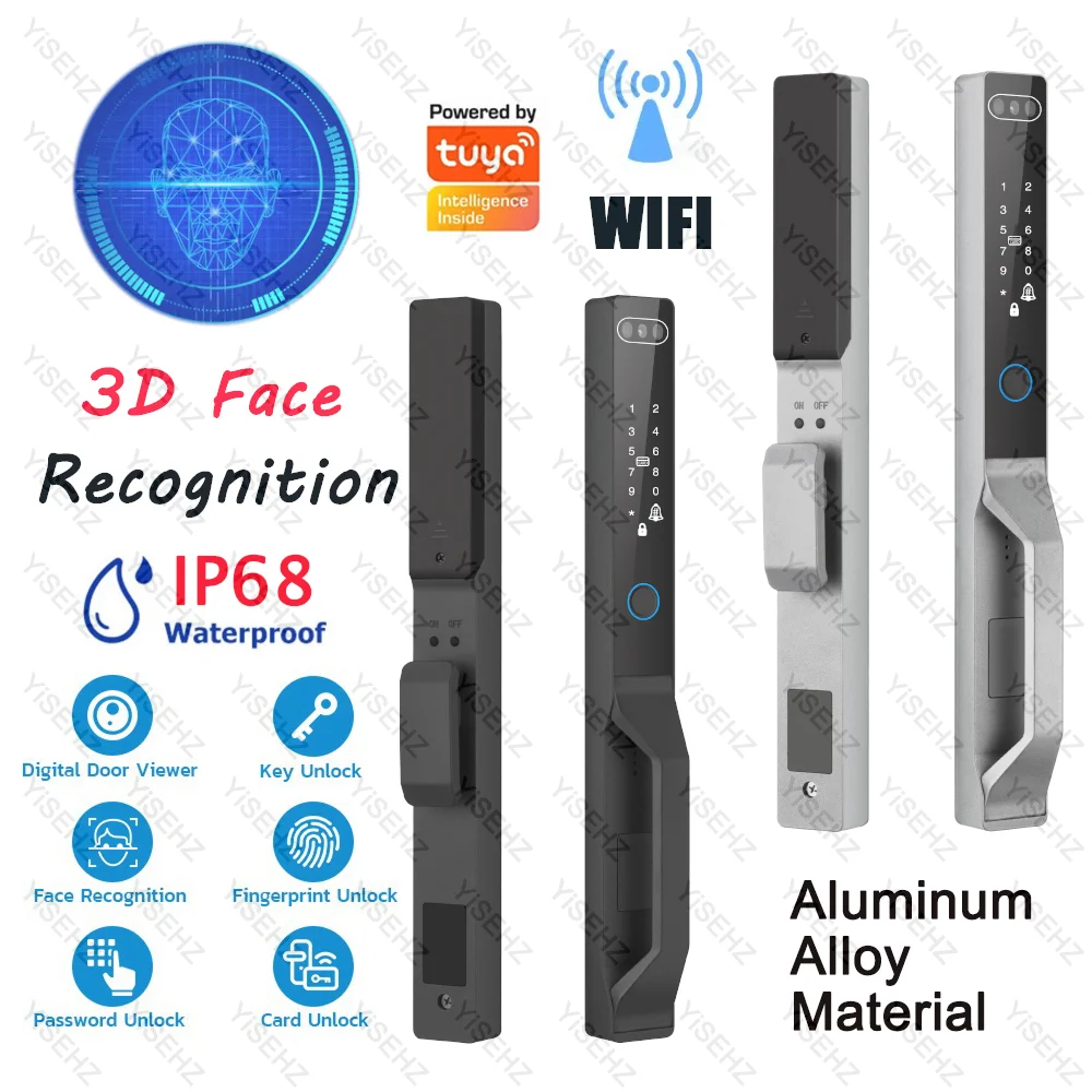 투야 3D 페이스 와이파이 잠금 해제 스마트 문짝 잠금 - Smart Home Ezviz 리뷰 및 가격