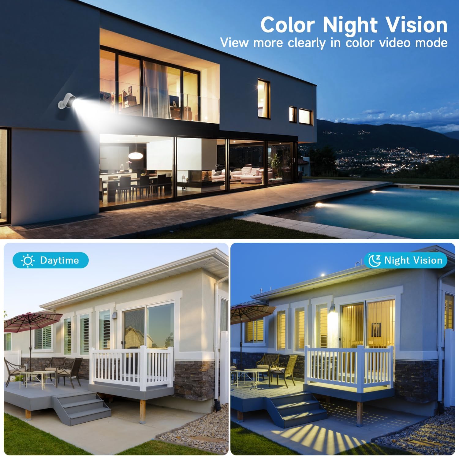 XVIM 1080P 태양광 보안 카메라 무선 WiFi  - Smart Home Camera 리뷰 및 가격